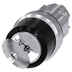 Napęd przełączka 2 położeniowy O-I 2x klucz RONIS SB30 bez samopowrotu metal błyszczący IP69k SA3SU1050-4BF11-0AA0