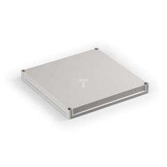 Pokrywa Cubo O 300x400x30mm poliwęglan szara OPCG304003L