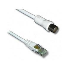 Kabel krosowy COAX IEC F / RJ45 2m 413040