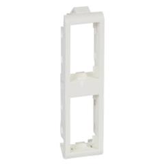 MOSAIC Uchwyt do wąskich ścianek 2x1M pionowy biały 080292