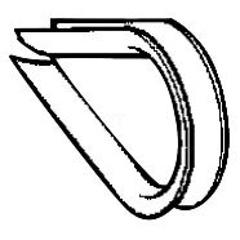 Osłona końcówki kabla, D 5mm, dla XY2C XY2CZ704