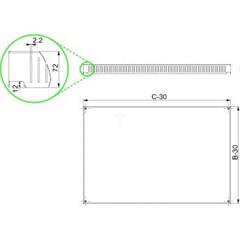 Wentylowany dach Spacial SF 600x800mm NSYSVR608