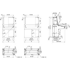 Spacial SD Control pulpit z konsolą, wys.1400xW800xD845, IP55 NSYSDF88