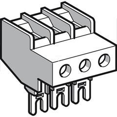 Blok zacisków TeSys D, 3 bieguny, zaciski śrubowe LA9D3260