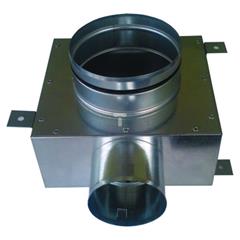 Skrzynka rozprężna 1-króćcowa z odejściem fi 75/125mm ocynk VSK1/125