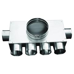 Rozdzielacz rurowy 6-króćcowy fi 75/160mm ocynk VRO6/160