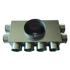 Rozdzielacz rurowy 8-króćcowy fi 75/160mm ocynk VRO8/160