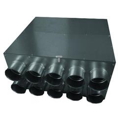 Rozdzielacz prezlotowy 10-cio-króćcowy fi 75/200mm ocynk VRP10/200