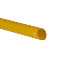 Wąż termokurczliwy 6.4/3.2-Z żółty 1/4 NA201064N /50szt./