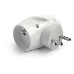 Rozgałęźnik 1xEuro + 2-gniazda z/u R-2-1
