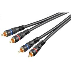 Kabel 2xRCA / 2x RCA HIGH QUALITY OFC 1,5m 50032