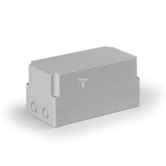 Obudowa Cubo S 125x250x125mm podstawa 50mm przetłoczenia metryczne pokrywa szara IP67 PC SPCM132513G