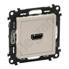 VALENA LIFE Gniazdo HDMI kremowe TYPU A 1.3 753271