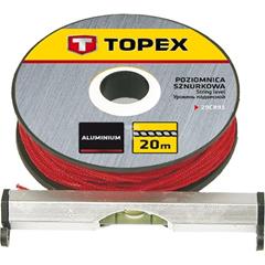 Poziomnica sznurkowa aluminiowa sznurek z kołowrotkiem 20 m 29C891