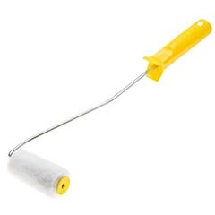 Wałek emulsyjny rolka 10 cm średnica 30 mm uchwyt plastikowy drut fi 6 mm do farb emulsyjnych i lateksowych 20B571