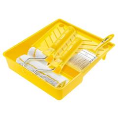 Zestaw malarski emulsyjny kuweta, wałek emulsyjny 18 cm wałek emulsyjny 10 cm pędzel emulsyjny 2 20B806""