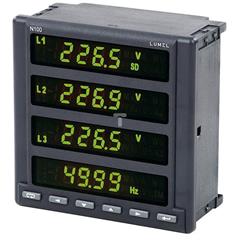 Miernik sieci 3-fazowy, 3x75,7/100V, wej: impulsowe, wyj: 3xprzekaźnikowe, analogowe, impulsowe, atest N10011000P1