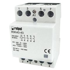 Stycznik modułowy 4P 4Z 40A 230V AC RIK40-40-230 2608217