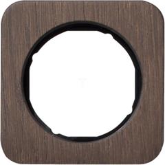 Berker R.1 Ramka pojedyncza dąb/czarny 10112354