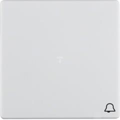 Q.1 Klawisz z nadrukiem symbolu /dzwonek/ śnieżnobiały, aksamit 16206059