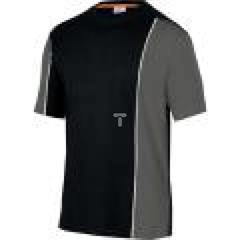 T-shirt dwukolorowy z bawełny (100%) 180 g/m2 pasuje do serii mach 2  kolor czarno-szary rozmiar XXL CORP  MSTSTNOXX