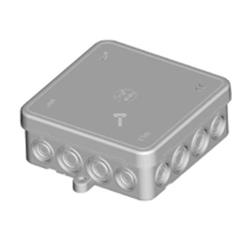Puszka hermetyczna natynkowa 90x90x35mm IP55 szara EC411C4