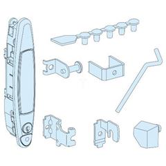 Prisma Plus system G, akcesoria do zamykania obudów stojących, IP30 01032