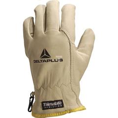 Rękawice ze skóry licowej bydlęcej podszyte 3m thinsulate™ kolor beżowy rozmiar 9 MAINFBF5009