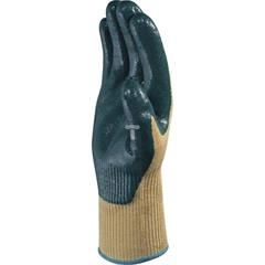 Rękawice dziane ze wzmocnionego para-aramidu dłoń powlekana nitrylem kolor żółto-zielony rozmiar 9 MAIN VECUT57VE09