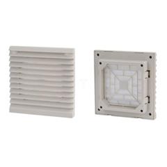 Kratka plastikowa z filtrem dla wentylatorów 92x92mm RAL7035 ZL-802 RAL7035