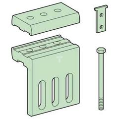 Płyta połączeniowa 3200A do szyn 10mm pozioma/pionowa płaska 04638