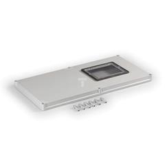 Pokrywa z oknem Cubo O 300x600x37mm okno inspekcyjne 113x153mm do licznika kWh OPCG36KWH