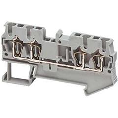 Złączka szynowa 4-przewodowa 2,5mm2 szara, zacisk sprężynowy ATEX NSYTRR24