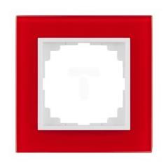 SENTIA Ramka pojedyncza szkło truskawkowy 1471-67