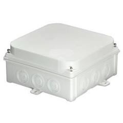 Puszka n/t hermetyczna pusta 188x188x88mm IP67 odporna na UV biała 35300206