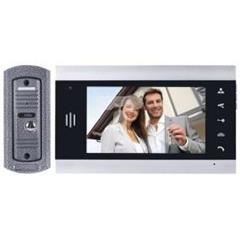 Zestaw wideodomofonowy LCD 7cali + kamera srebrny H2013