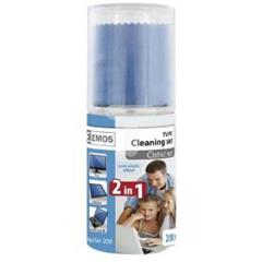 Zestaw czyszczący TV/PC 200ml+ściereczka KC0301