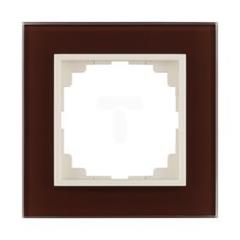 SENTIA Ramka pojedyncza szkło czekoladowy 1471-69