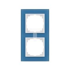 SENTIA Ramka podwójna szkło niebieski1472-66
