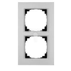 SENTIA Ramka podwójna aluminium 1472-81