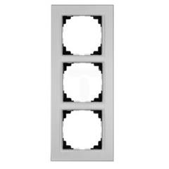 SENTIA Ramka potrójna aluminium 1473-81