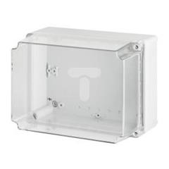 INDUSTRIAL Puszka n/t 170x135x177mm IP65 szara, pokrywa transparentna 2715-01