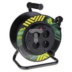 Przedłużacz bębnowy 4-gniazda z/u 50m H05VV-F 3G1,5 NCŚ P19450P