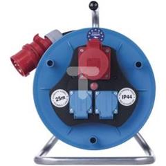 Przedłużacz bębnowy 16A 5P + 2GS 25m H07RN-F 5x1,5 P193250