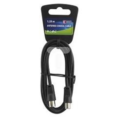 Przewód antenowy IEC 1,25m czarny SL3001