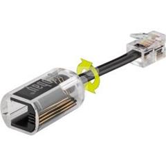 Złącze do słuchawki telefonicznej obrotowe RJ10 58856