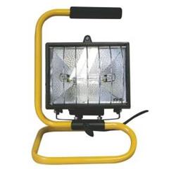 Projektor halogenowy przenośny 500W R7s 2700K IP44 czarny G3201