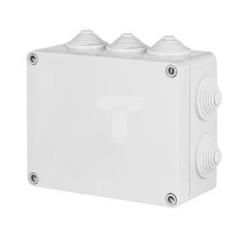 INDUSTRIAL Puszka hermetyczna n/t 198x163x80mm z 10 dławnicami IP55 szara 2711-02