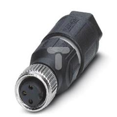 Złącza czujników urządzeń wykonawczych 3P prosty M8 SACC-M 8FS-3QO-0,25-M 1441040