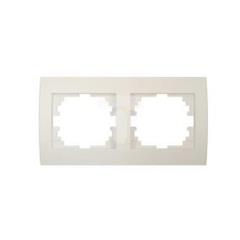 LOGI Ramka podwójna pozioma Kremowy 021470003 25177